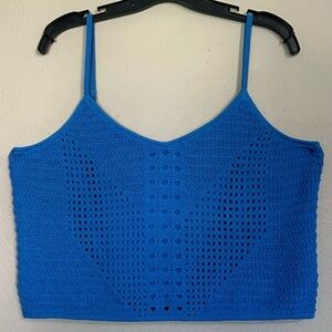 XL Blueberry Crop Top